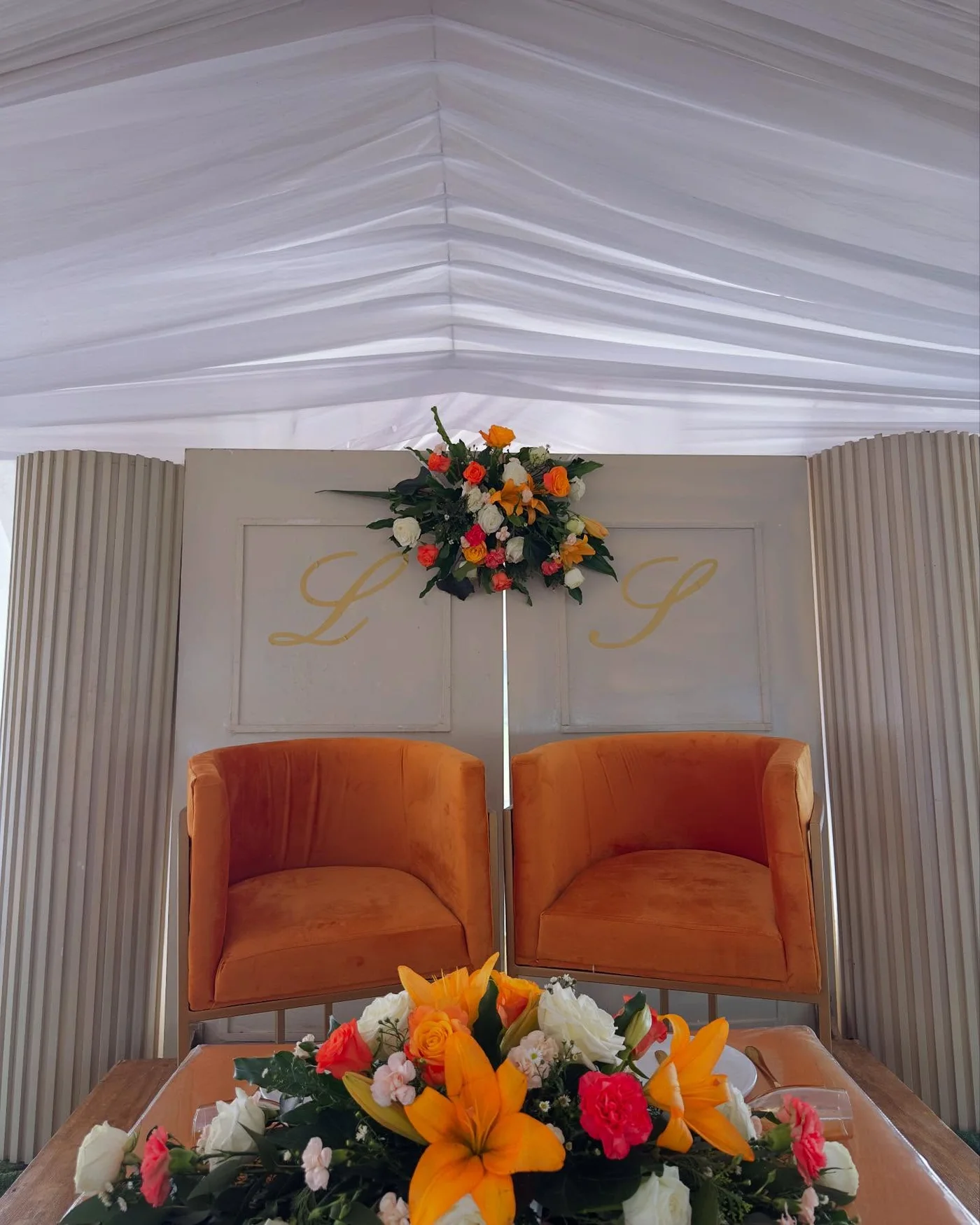 Umembeso decor for 100 guests at Bhamshela, KwaZulu-Natal
